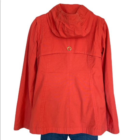 ANTHROPOLOGIE TULLE | Coral Mid Length Jacket - Picture 6 of 9